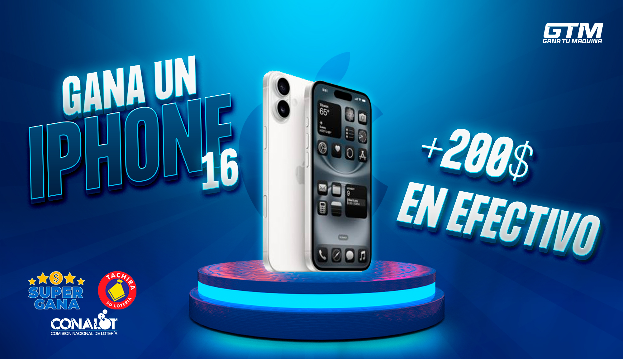 GANA UN IPHONE 16 + 200$